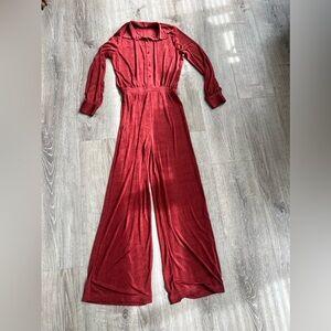 Dark red/orange jumpsuit - excellent condition